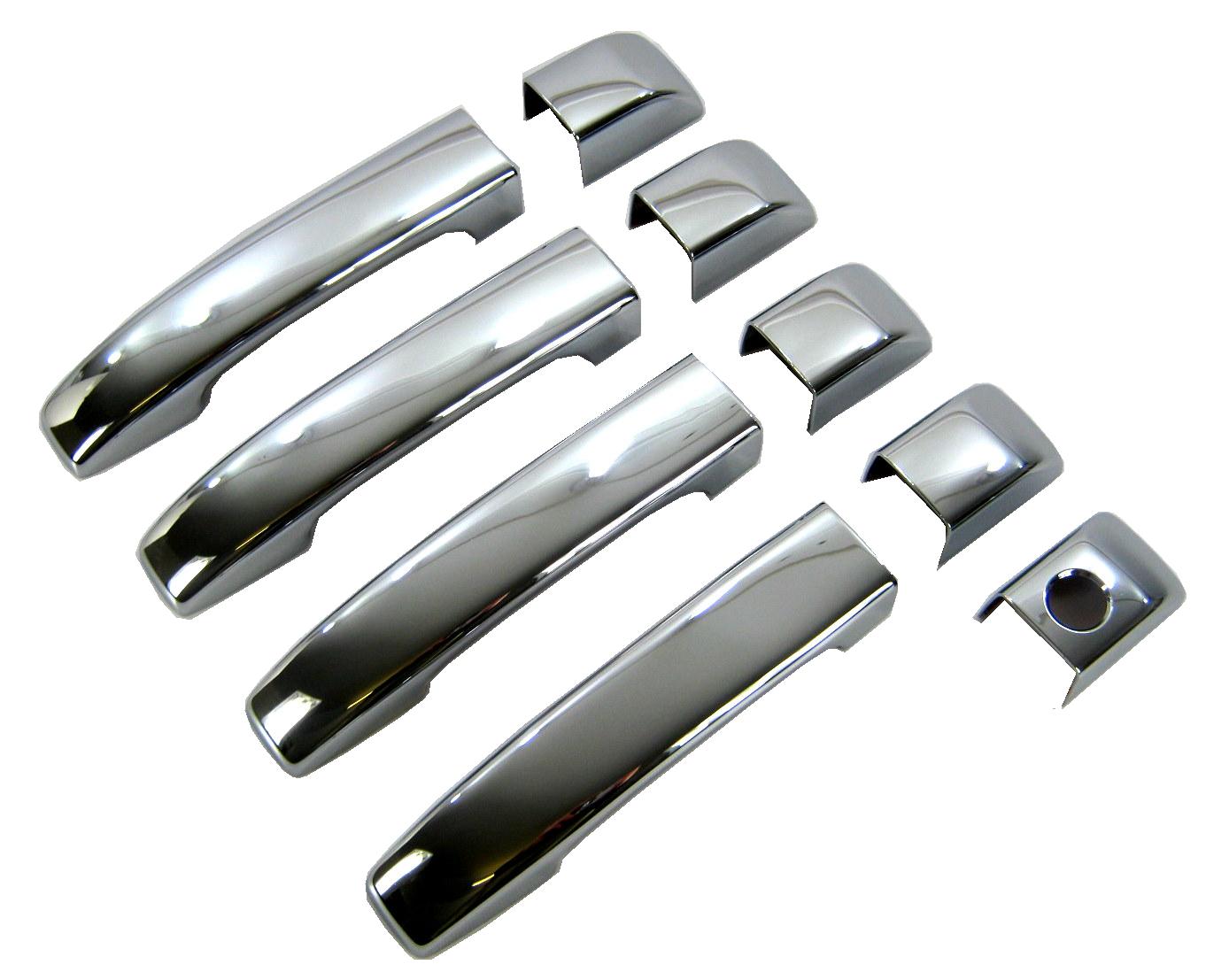 Chrome DOOR HANDLE COVERS for Range Rover L322 Vogue new 9 pc kit